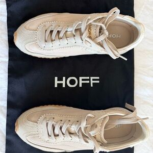 Hoff Beige Lace-Up Sneakers